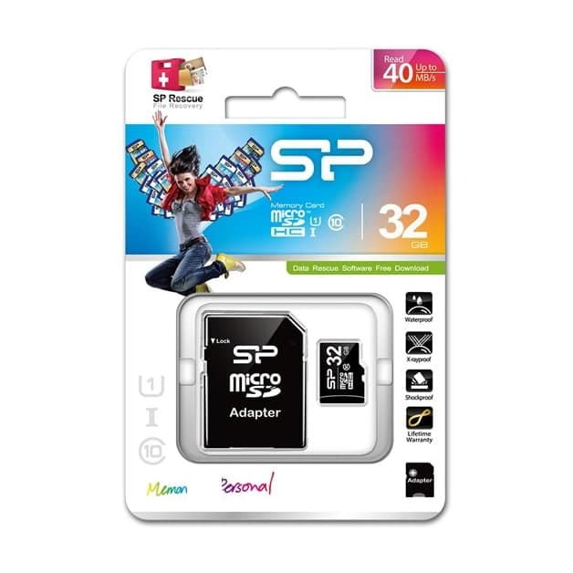 مموری کارت میکرو اس دی با حافظه 32 گیگابایت برند Silicone power مدل Class 10 U1