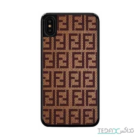 کاور طرح دار ژله ای  برند Fendi مناسب برای آیفون ایکس