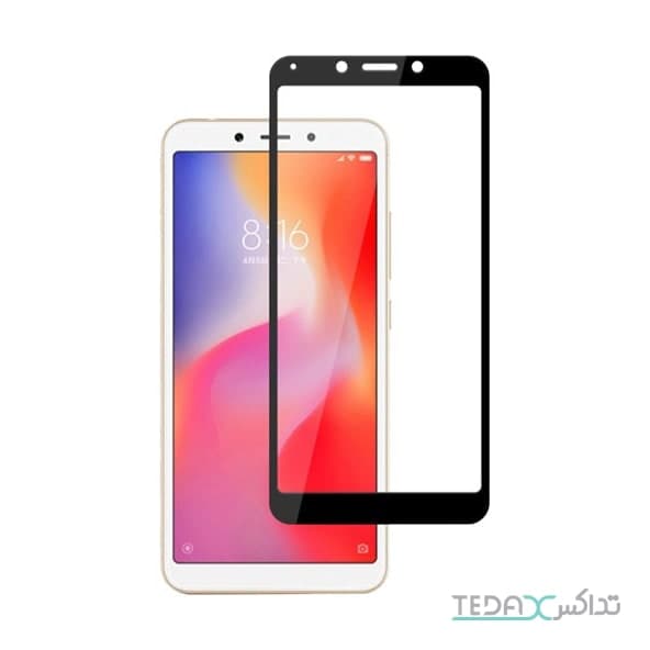 محافظ صفحه نمایش فول گلس مناسب برای شیائومی ردمی 6