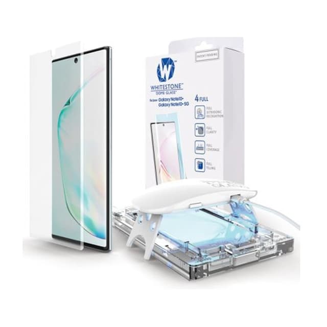 محافظ صفحه نمایش گلس فول چسب UV مناسب سامسونگ نوت 10 پلاس