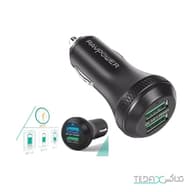 شارژر فندکی 40 وات دو پورت راوپاور مدل RP-VC007