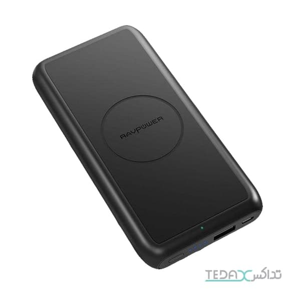 پاور بانک راو پاور مدل RP-PB081 وایرلس شارژ با ظرفیت 10000 میلی آمپر ساعت
