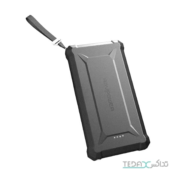 پاوربانک راوپاور با ظرفیت 20100 میلی آمپر ساعت مدل RUGGED SERIES