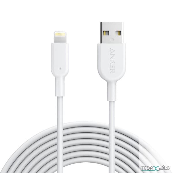 کابل شارژ لایتنینگ انکر مدل A8434 PowerLine II طول 3 متر