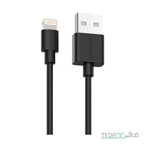 کابل تبدیل یو اس بی به لایتنینگ راو پاور طول 1 متر