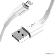 کابل شارژ سریع لایتنینگ بیسوس مدل Mini White Cable