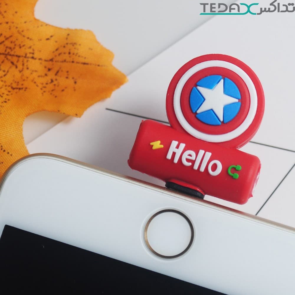 مبدل 1 به 2 لایتنینگ طرح کاپیتان آمریکا