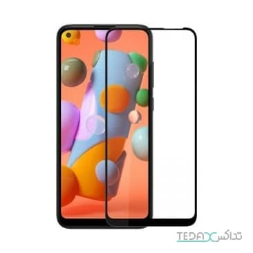 محافظ صفحه نمایش فول گلس مناسب برای سامسونگ گلکسی آ11