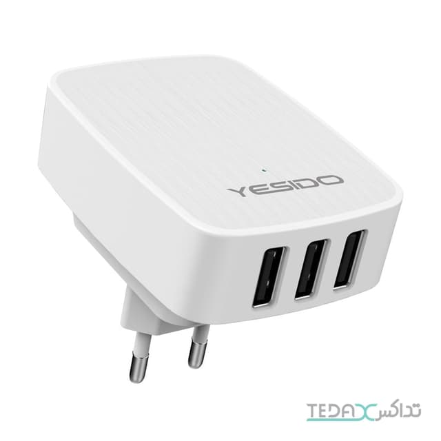 شارژر دیواری 3 پورت یسیدو مدل YC03