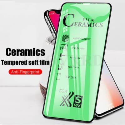 محافظ صفحه نمایش فول گلس سرامیک مات مناسب برای آیفون ایکس اس مکس