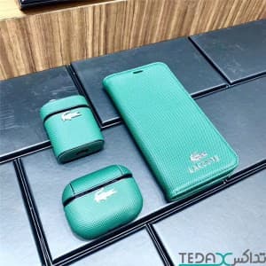کاور و کیف جا کارتی دار طرح لاکوست مناسب برای آیفون 11 پرومکس