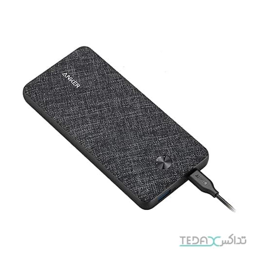 پاور بانک انکر PowerCore Slim PD A1231 با ظرفیت 10000 میلی آمپر همراه با روکش پارچه ای