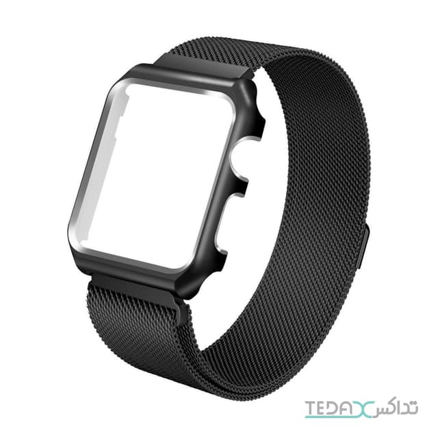 بند و محافظ فلزی اپل واچ 42mm مدل Milanese loop