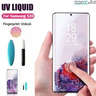 محافظ صفحه نمایش فول گلس UV مناسب سامسونگ اس 20