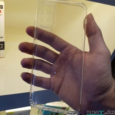 کاور دور ژله ای دارای محافظ دوربین مناسب برای سامسونگ آ02 اس