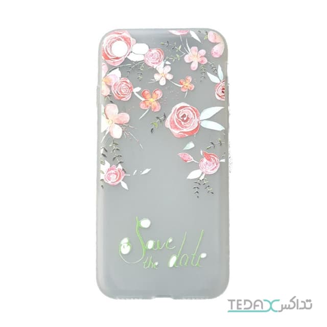 کاور طرح ژله ای گلدار مناسب برای آیفون 7 و 8