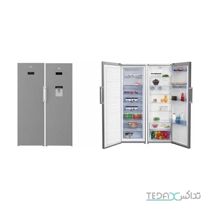 یخچال فریزر دو قلو بکو RSNE445 - RFNE350