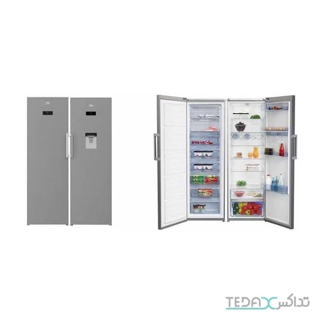 یخچال فریزر دو قلو بکو RSNE445 - RFNE350