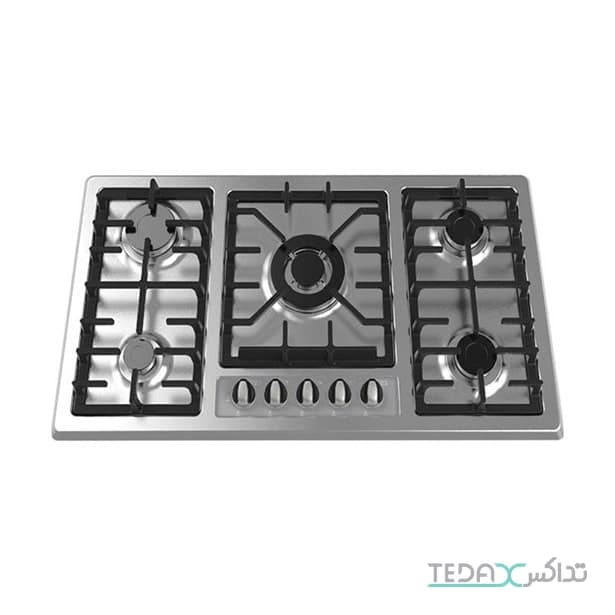 اجاق گاز صفحه ای آلتون استیل 5 شعله مدل SG518