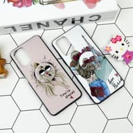 قاب فانتزی برجسته + پاپ سوکت طرح دخترانه مناسب برای شیائومی Redmi Note 10 / Note 10s