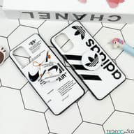 قاب فانتزی برجسته + پاپ سوکت طرح Off White مناسب برای شیائومی ردمی نوت 10/نوت 10 اس