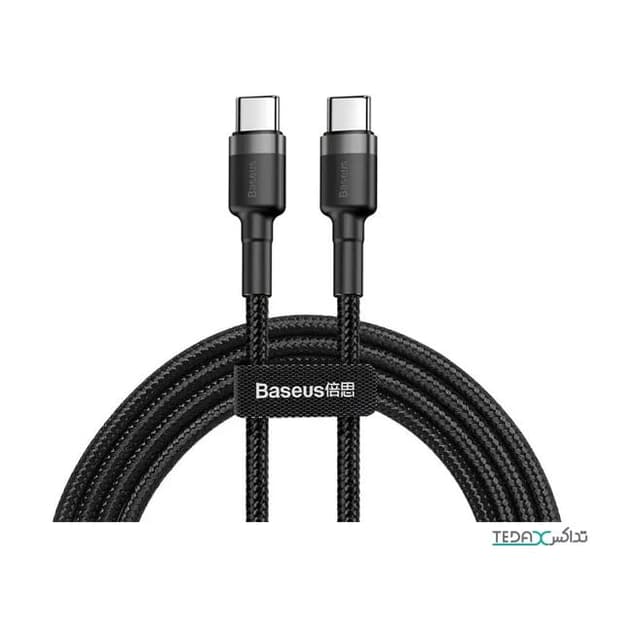 کابل تبدیل فست شارژ بیسوس 2 متری تایپ سی به تایپ سی مدل HG1