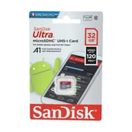 کارت حافظه میکرو 32 گیگ سن دیسک سرعت ۱۲۰MBps مدل Ultra U1 A1 C10