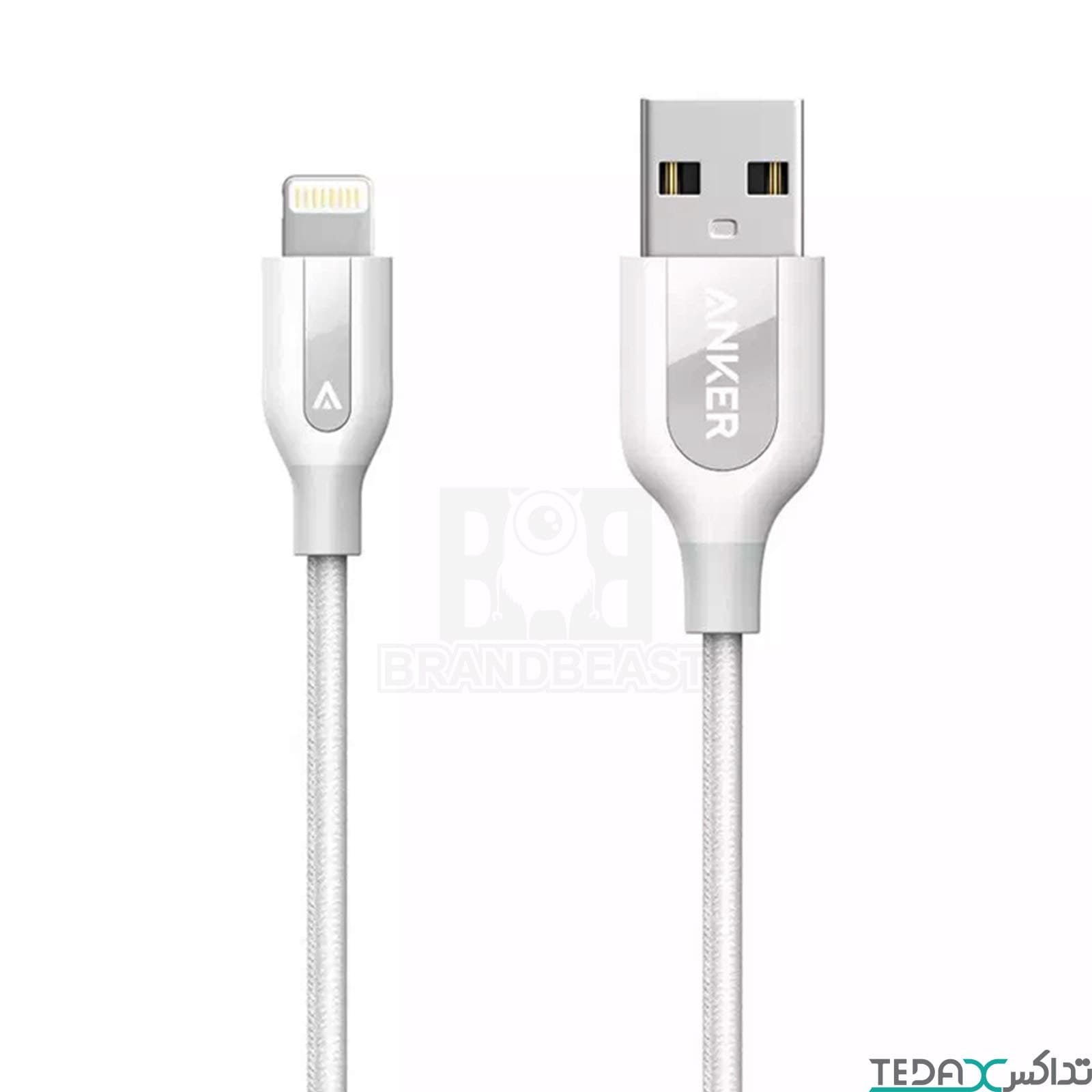 کابل تبدیل یو اس بی به لایتنینگ انکر مدل A8121 PowerLine Plus طول 0.9 متر
