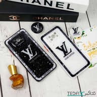 کاور طرح شنل و لویی ویتون دارای محافظ لنز و پاپ سوکت مناسب برای شیائومی پوکو ایکس3