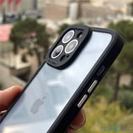 کاور محافظ لنزدار پشت شیشه ای مناسب برای گوشی موبایل آیفون 12 پرو مکس