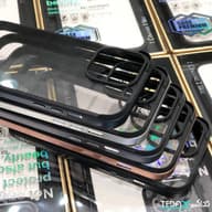 کاور پشت شیشه ای دور رنگی کیو یانگ مناسب برای آیفون 13 پرو مکس