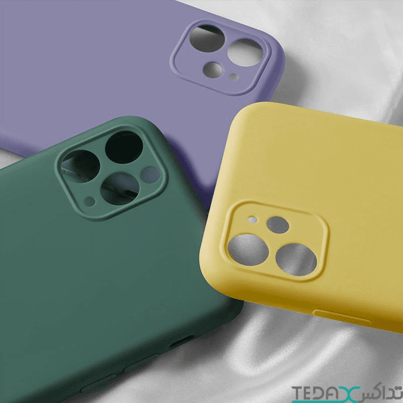 کاور سیلیکونی اورجینال دارای محافظ لنز مناسب برای آیفون 13