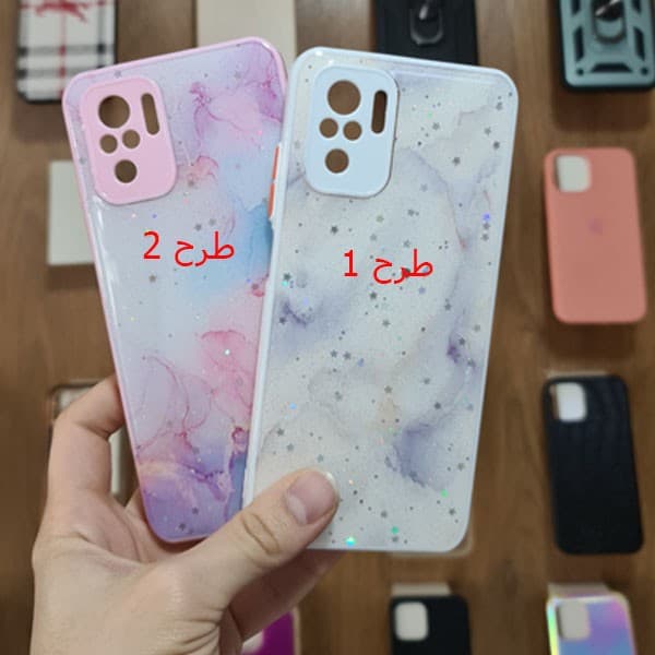 کاور طرح ماربل پاپ سوکت دار مناسب برای شیائومی ردمی نوت 10