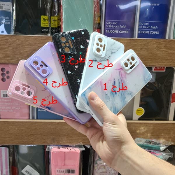 کاور طرح ماربل پاپ سوکت دار مناسب برای شیائومی ردمی نوت 10 پرو