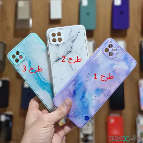 کاور طرح ماربل پاپ سوکت دار مناسب برای سامسونگ آ22 5جی
