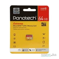 مموری کارت میکرو اس دی با حافظه64 گیگابایت برند Panatech مدل Xtreme C10