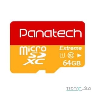 مموری کارت میکرو اس دی با حافظه64 گیگابایت برند Panatech مدل Xtreme C10