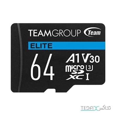 مموری کارت میکرو اس دی با حافظه 64 گیگابایت برند Team