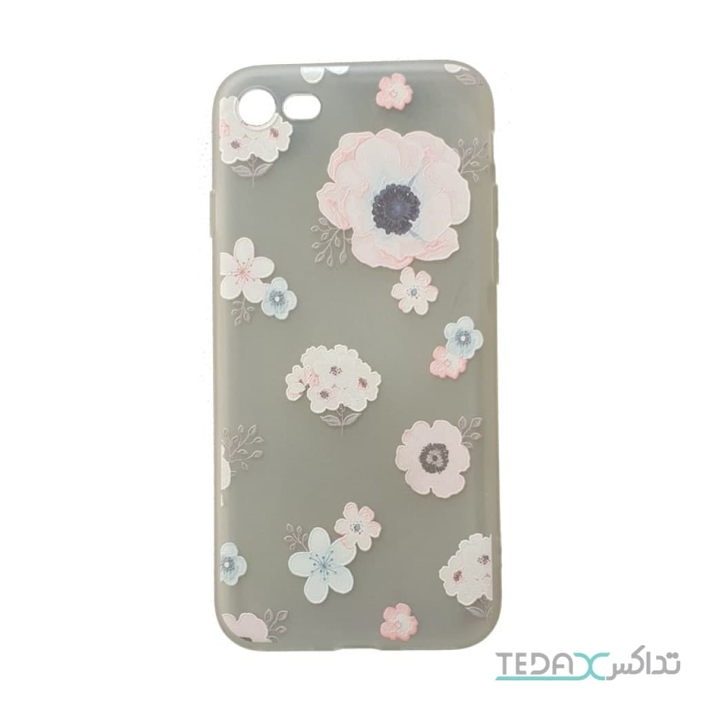کاور طرح ژله ای گلدار مناسب برای آیفون 7 و 8 مدلB