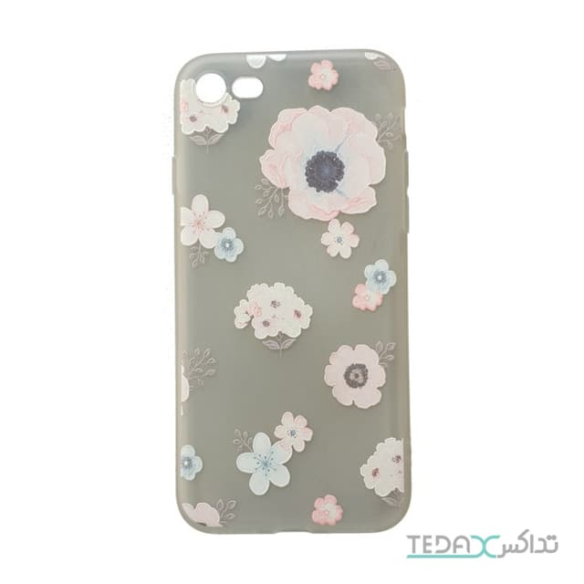 کاور طرح ژله ای گلدار مناسب برای آیفون 7 و 8 مدلB