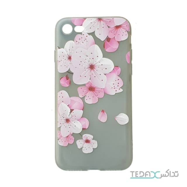 کاور طرح ژله ای گلدار مناسب برای آیفون 7 و 8 مدلC