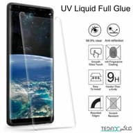 محافظ صفحه نمایش گلس فول چسب UV مناسب سامسونگ اس 22 الترا