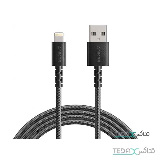 کابل شارژ انکر آیفون مدل لایتینینگ 1 متری A8012