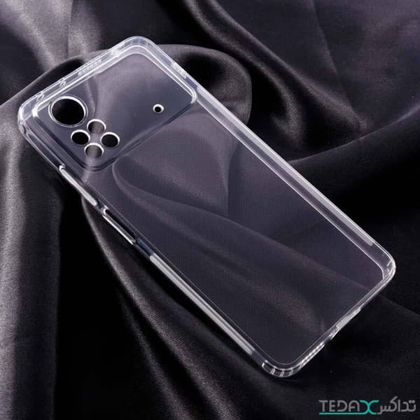 قاب ژله ای ساده بی رنگ محافظ لنزدار شیائومی پوکو ایکس 4 پرو