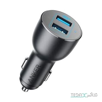 شارژر فندکی 2 پورت 36 وات انکر مدل A2727 PowerDrive 3 Alloy