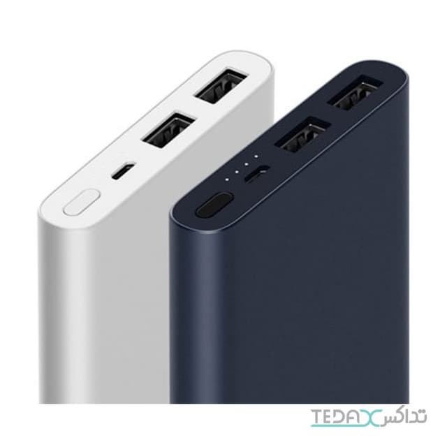 پاور بانک شیاومی مدل Mi Power Bank 2 با ظرفیت 10000 میلی آمپر ساعت مدل 2 پورت
