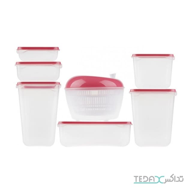 ست ظروف نگهدارنده و سبزی خشک کن همارا مدل G-SP-02