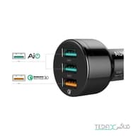 شارژر فندکی آکی 3 پورت مدل CC-T11