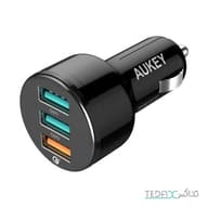 شارژر فندکی آکی 3 پورت مدل CC-T11