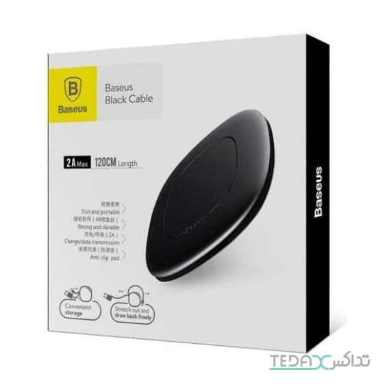 کابل لایتنینگ بیسوس مدل Black Cable